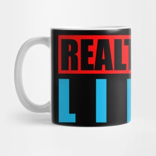 Realtor Life Fathers Day Gift Funny Retro Vintage Mug